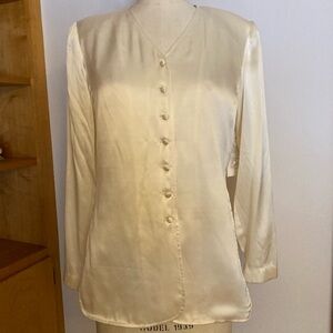 Spenser Jeremy Ivory Silk Tunic Bohemian